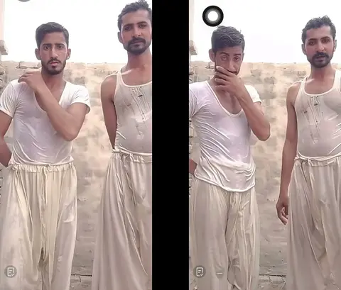 Gay Men Pose as Statues for Sex