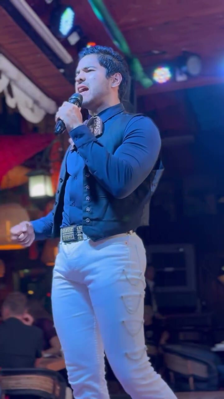 Mexican Singer Strips Off Tight Pants