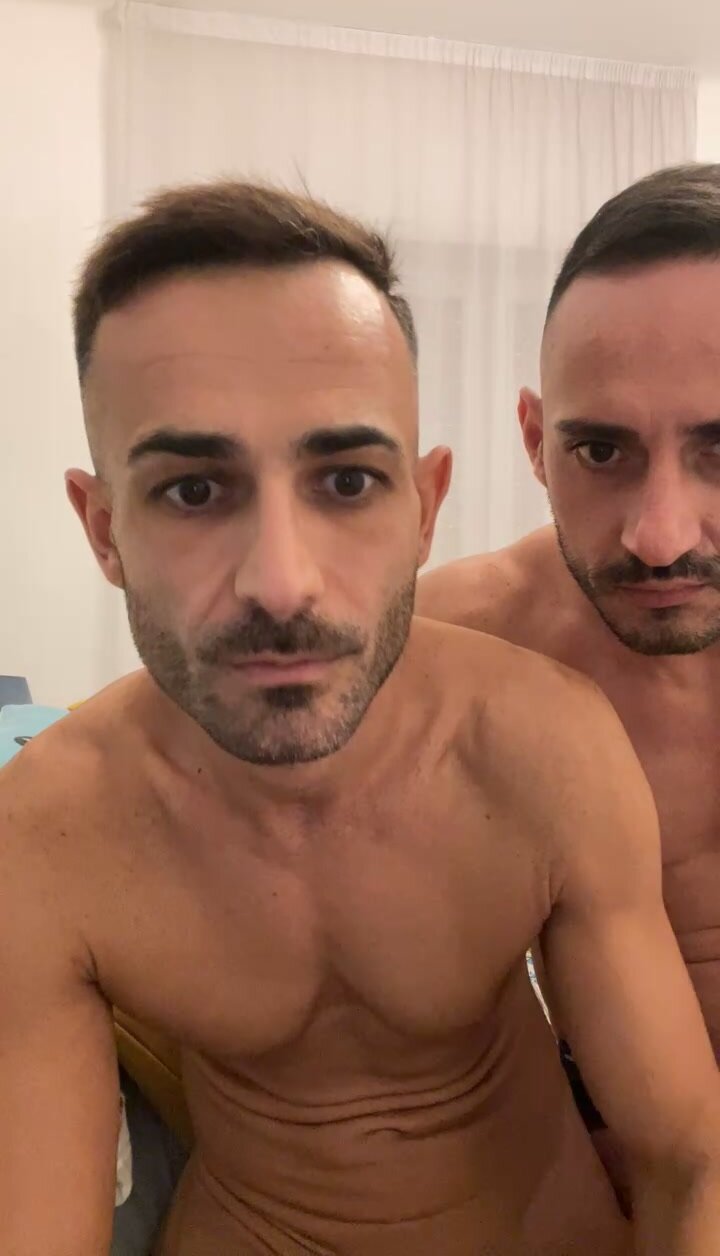 Italian Gay Couple Shows Off Cocks