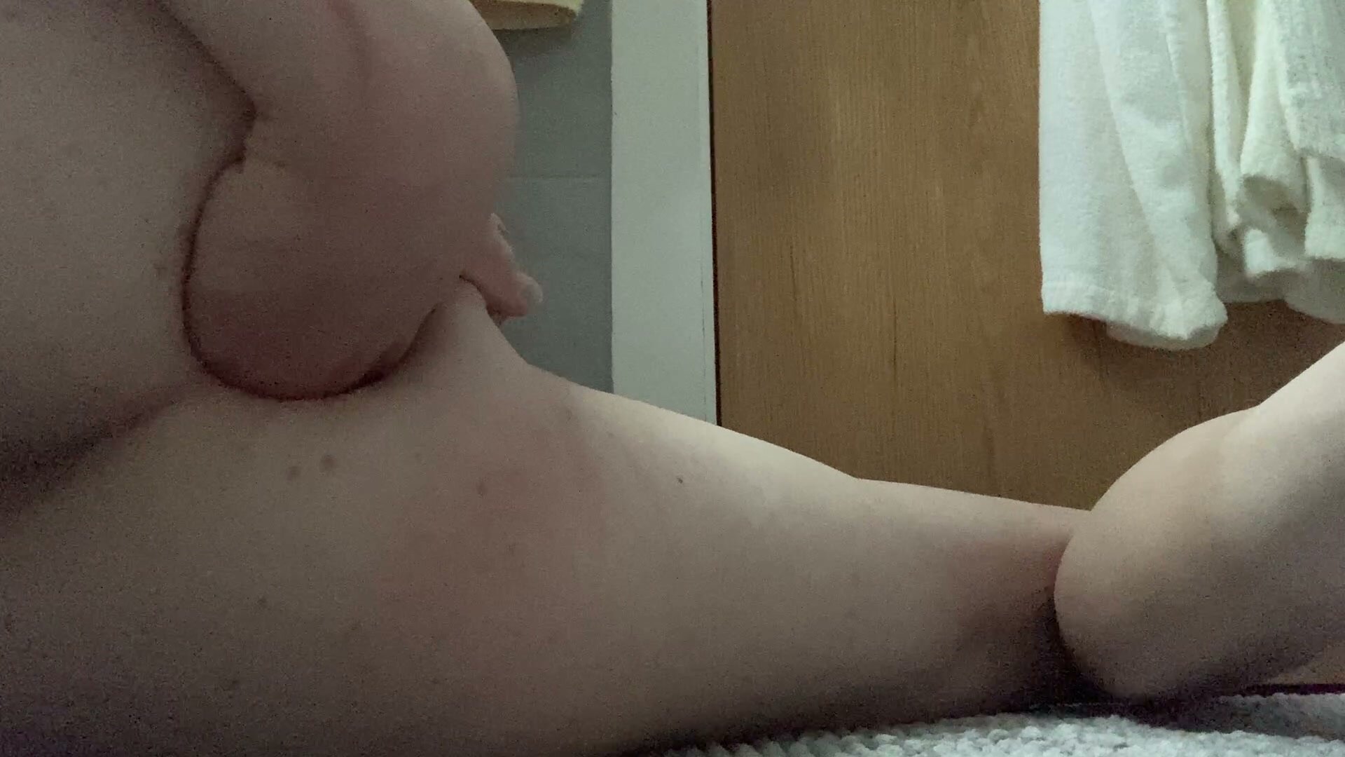 Shaven Twink Gets Fingering and Fisting