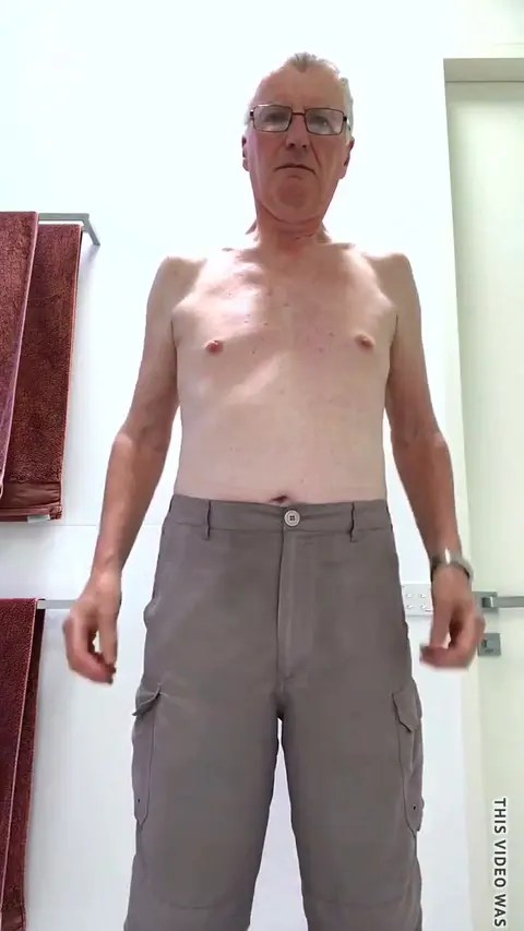 Mature Daddy Plays with Nipples