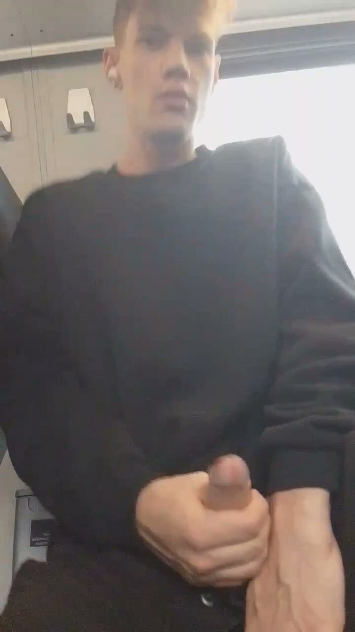 Twink Masturbates in Public Place