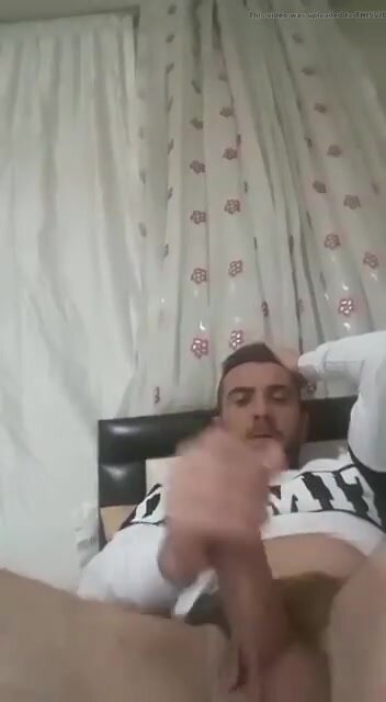 Turkish Guy Masturbates Huge Cock