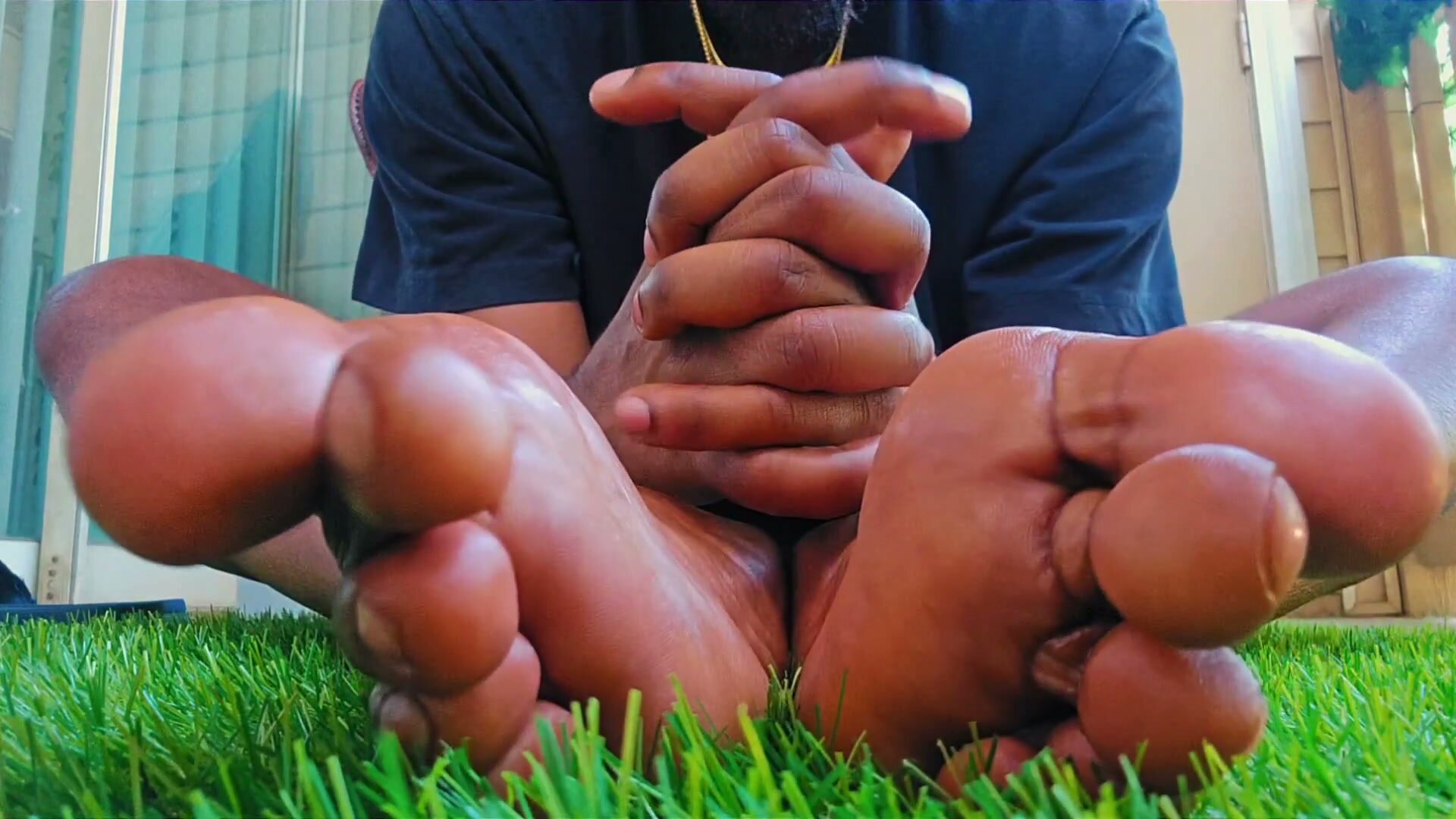 Black Male Feet Worshiped in Foot Fetish Scene
