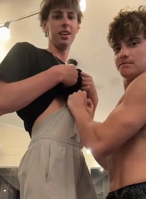Nerd Submits to Bro's Frontal Wedgie