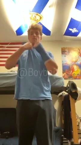 Blonde Twink Tease and Seduction Scene