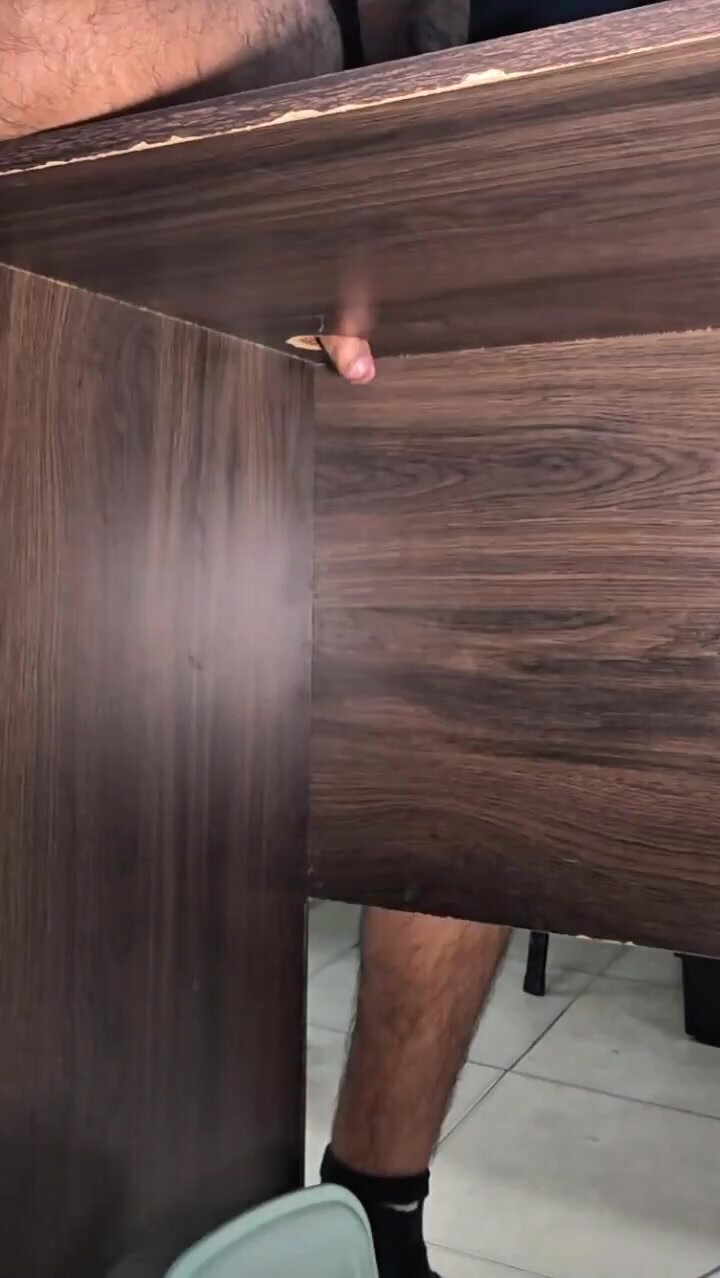 Guy Fucks Table in Kinky BDSM Scene