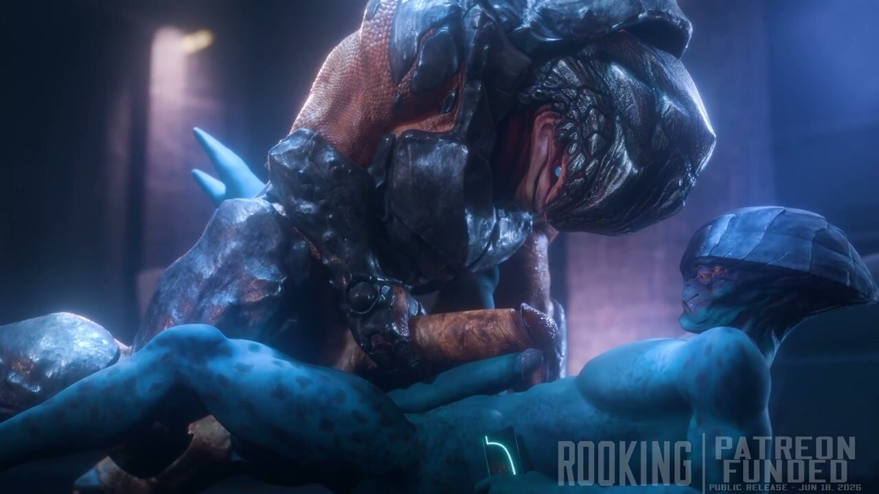 Jock Grunt Fucks Javik in Hardcore Action