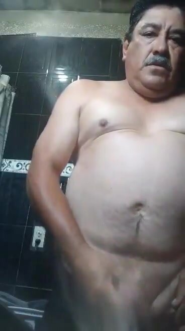 Older Man Masturbates in Solo Video