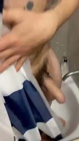 Friend Catches Guy Showering, Leads to Hot Encounter