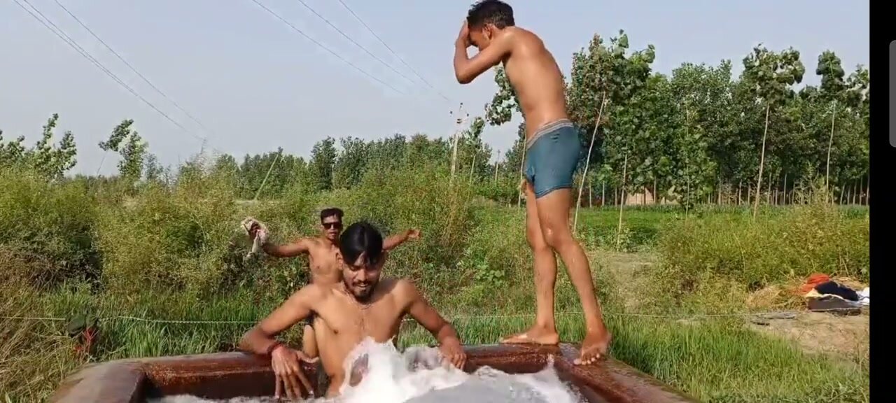 Indian Guy Gets Fucked at Tubewell