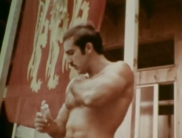 Hairy Muscled Men in Classic Gay Action