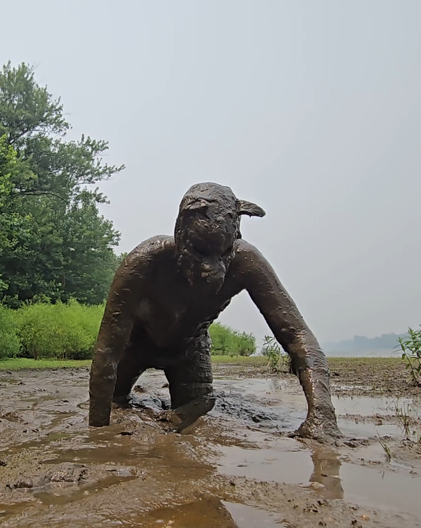 Muddy Guy Gets Fucked Outdoors