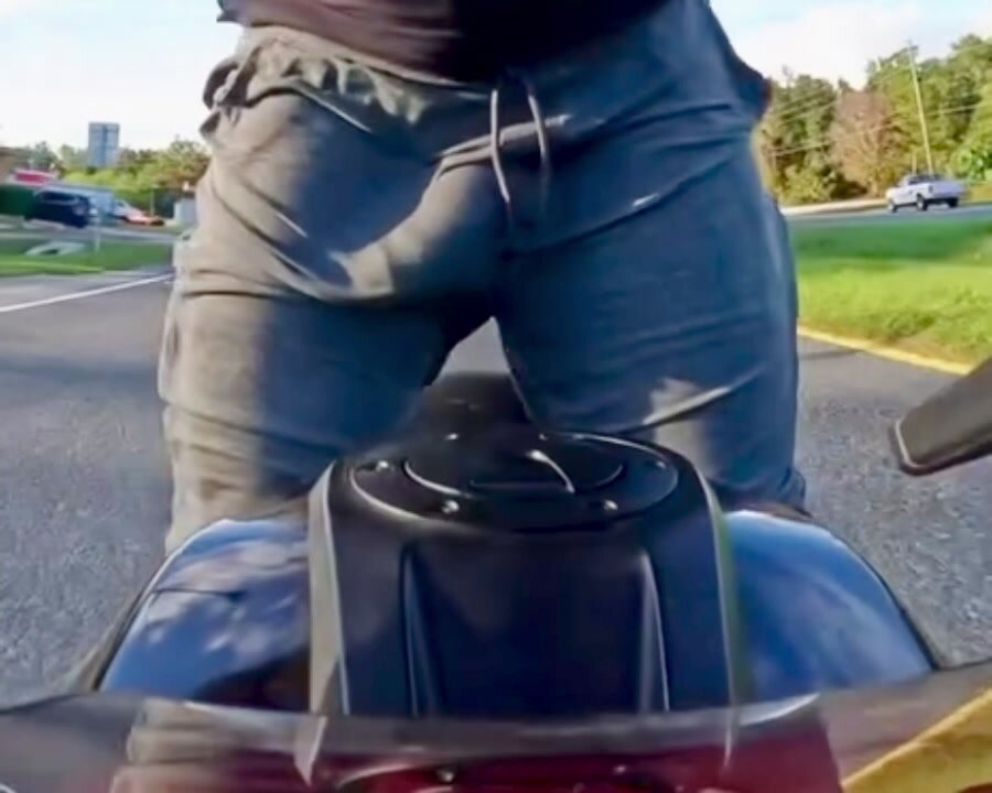 Horny Guy Shows Off His Bulge