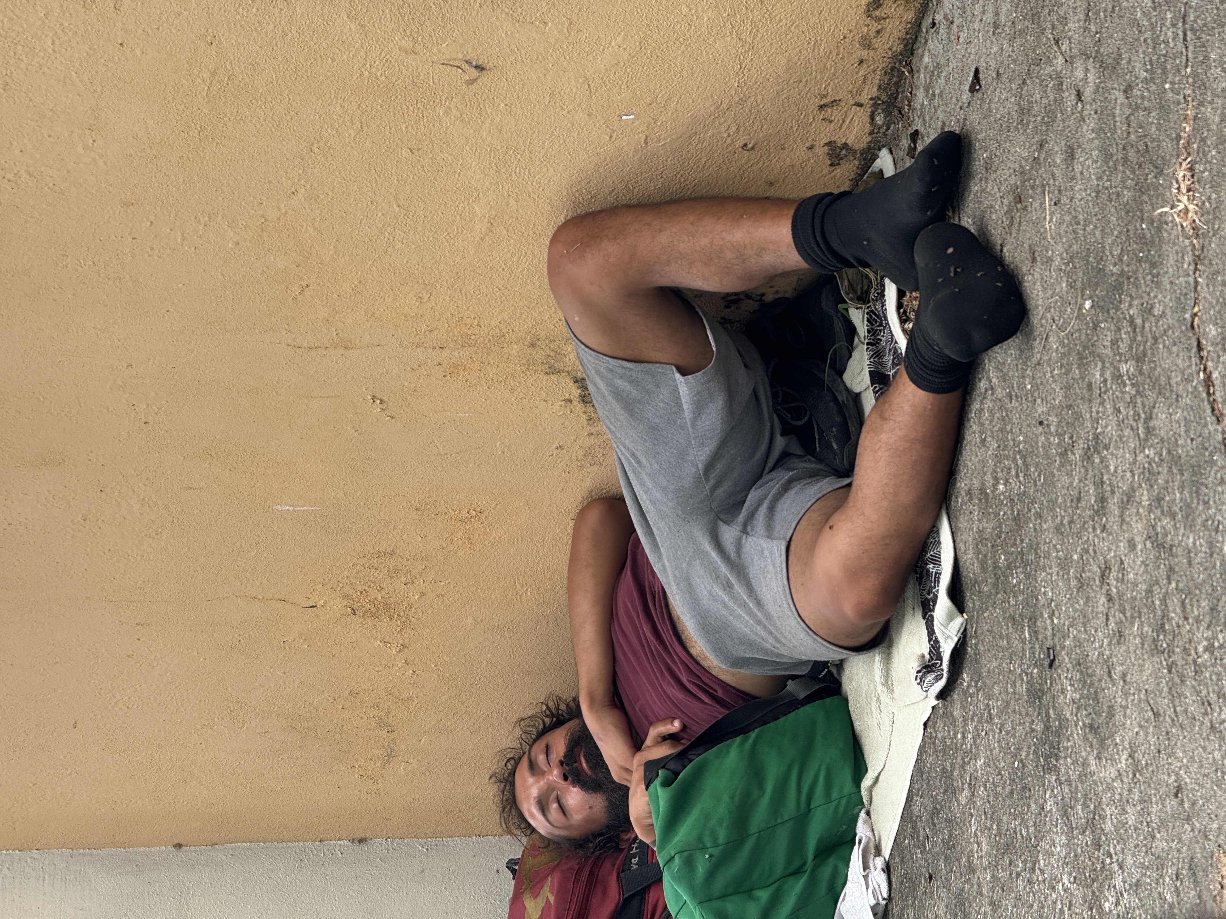 Homeless Guy Woken Up for Hardcore Sex