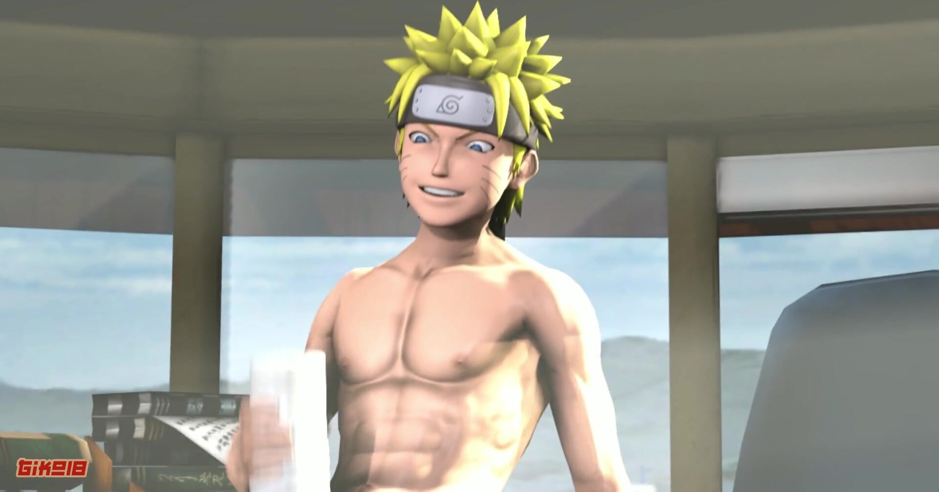 Hokage Gets Dominated by Muscular Tops