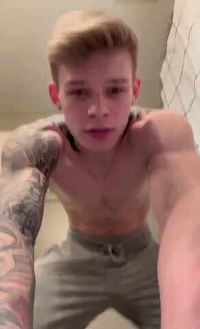 Fit Twink Masturbates for Verbal Alpha Top