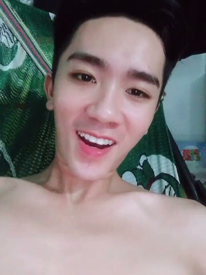 Vietnam Guy Shows Off His Hard Boner