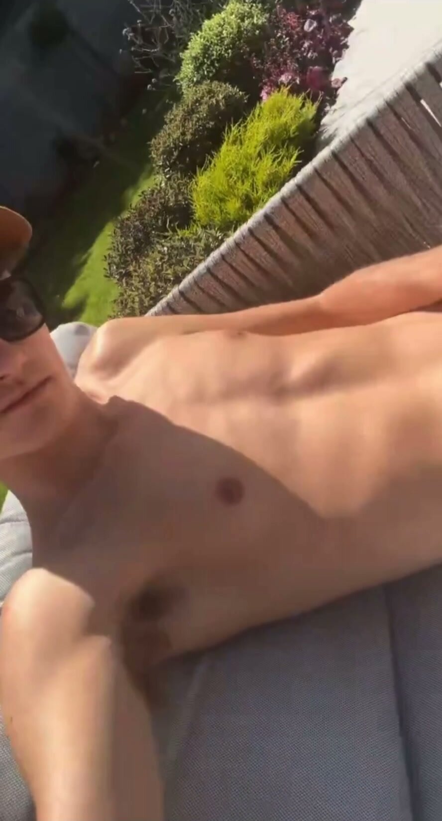 Irish Twink Shows Off Outdoors
