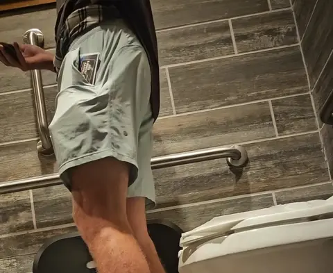 Young Twink Caught Being Spied On in Retail Store
