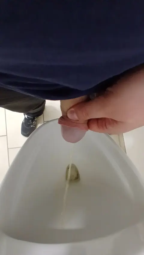 Young Twink Gets Fucked at Public Urinals