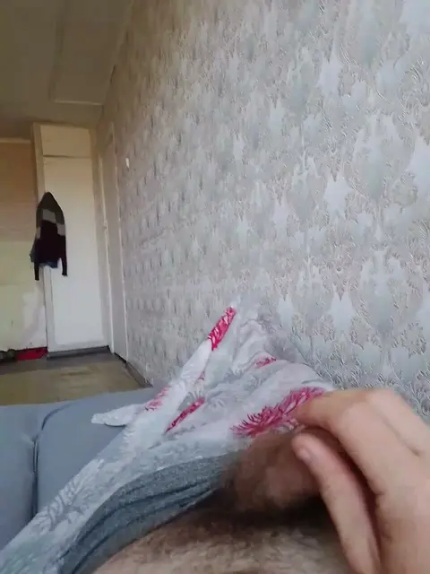Gay Asian Man Plays With His Dick on Webcam in Bed