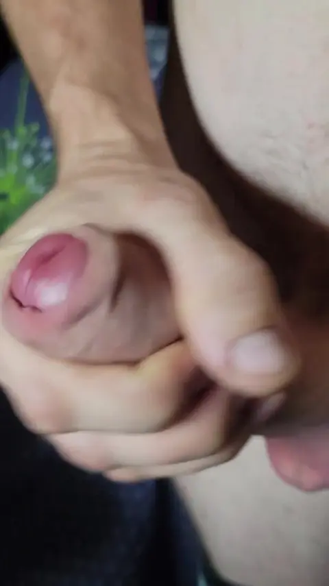 Uncut Cock Fingering and Cumming with Foreskin