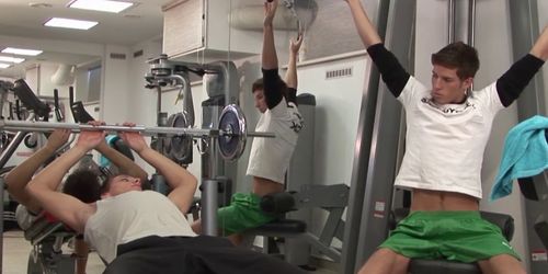 Gym Buddies Fuck After Workout