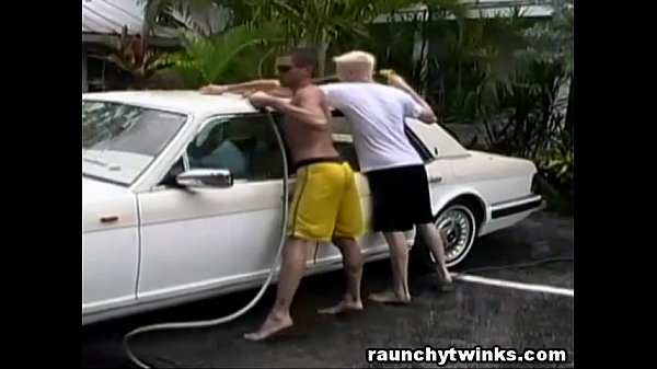 Jocks Fuck at Car Wash