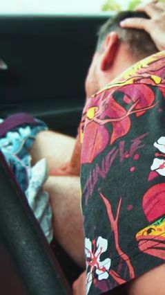 Guy Gets Handjob and Blowjob from Driver
