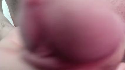 Cockhead Rubbed on Face for Sensual ASMR Experience