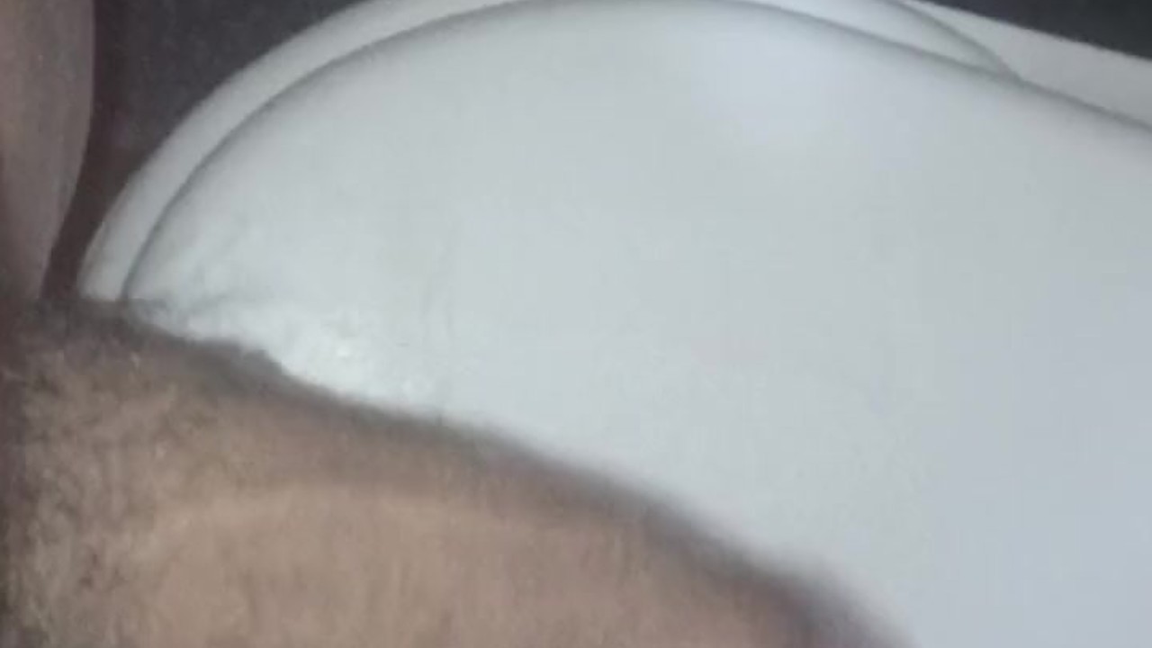 Latino Guy Fucks in the Bathroom