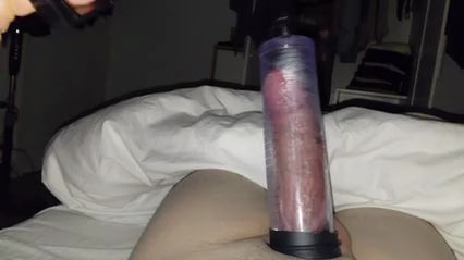 Gay Guy Uses Penis Enhancer for Confidence