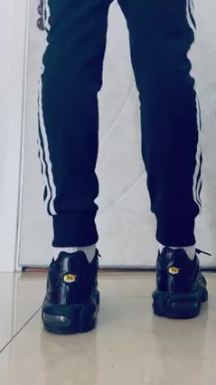 Gay Sneaker Fetish with White Socks Tease