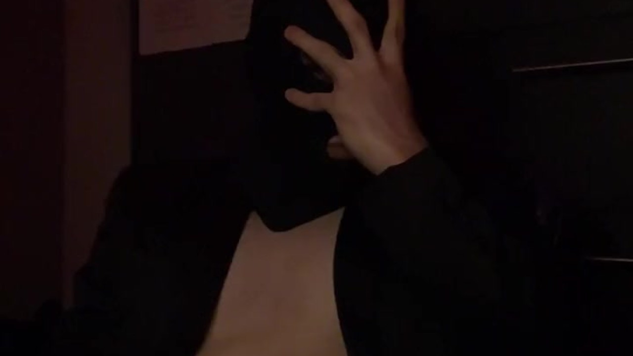 Guy Masturbates His Hard Cock