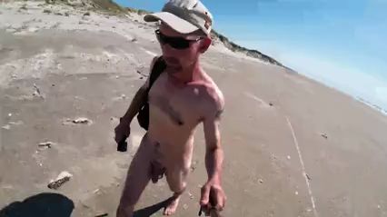 Beachside Fun with Nude Gay Males