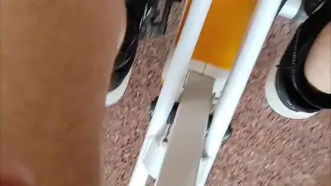 Horny Guy Masturbates on Bicycle