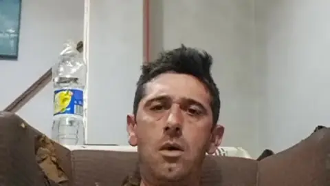 Guy Jerks Off on the Sofa
