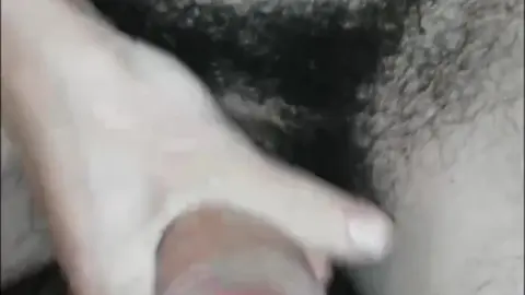 Guy Shows Off Big Cock in Close-up Jerk Off