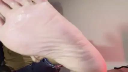 Gay Foot Fetish with Black Nail Polish