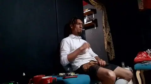 Nurse Fires Self for Relief with Intense Masturbation