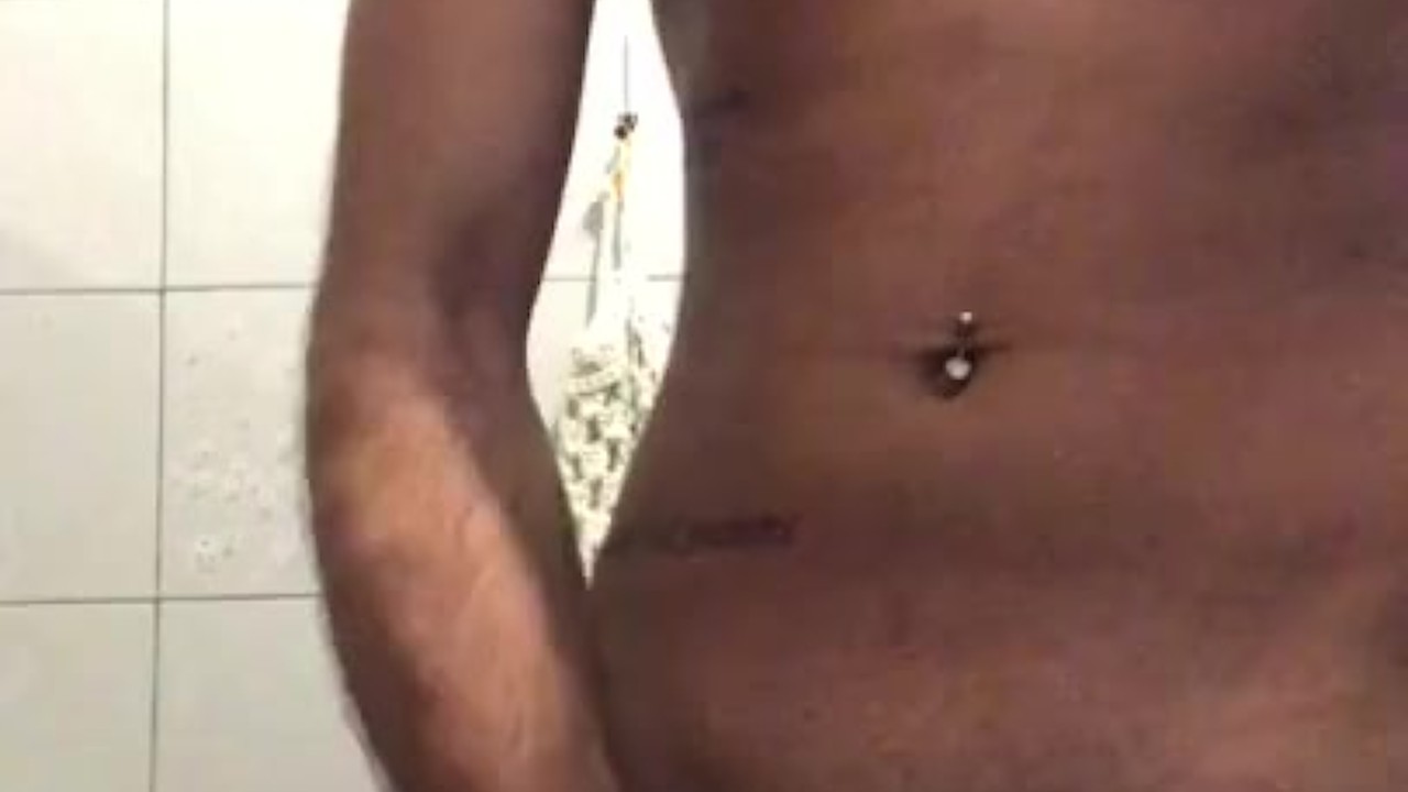 Gay Guy Jerks Off at Home