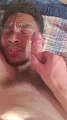Interracial Blowjob and Facial Cumshot