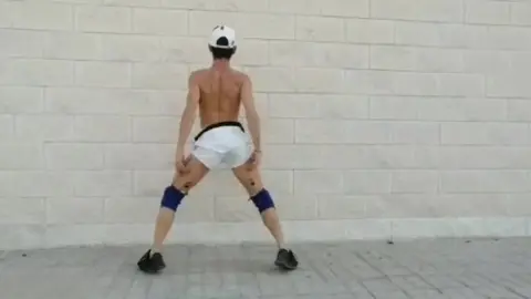 Hot Guy Twerks in Seductive Dance