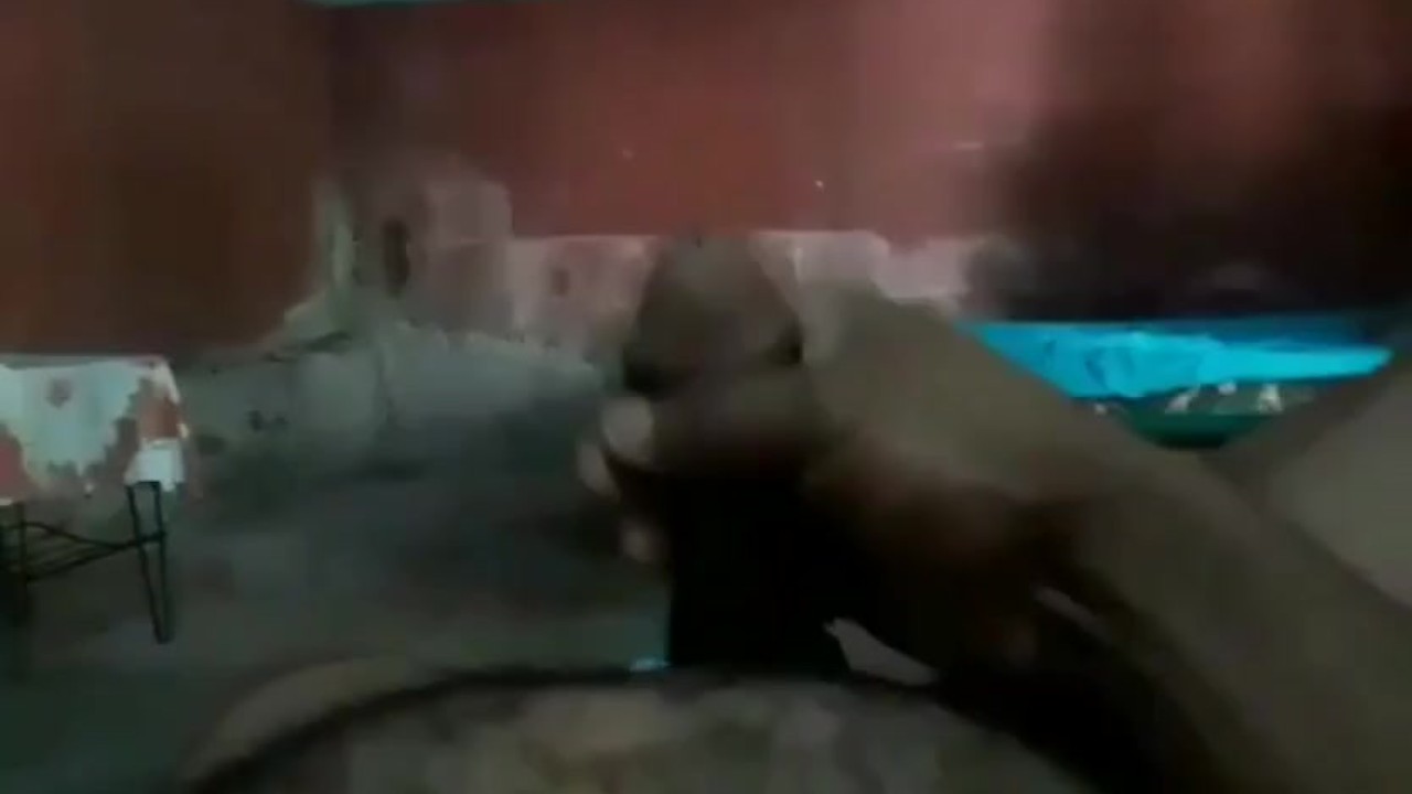 Hairy Latino Masturbates Alone