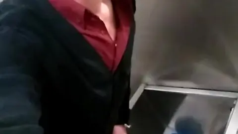 Public Bathroom Hookup with Quick Fuck