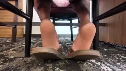 Thick Cock Crushed by Heavy Feet Pressure