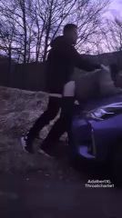 Public Roadside Fucking with Rough Top