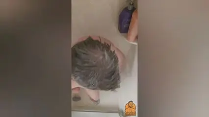 Solo Guy Masturbates in Shower