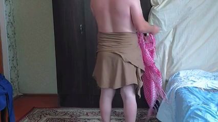 Femboy in Velvet Choker Gets Intimate